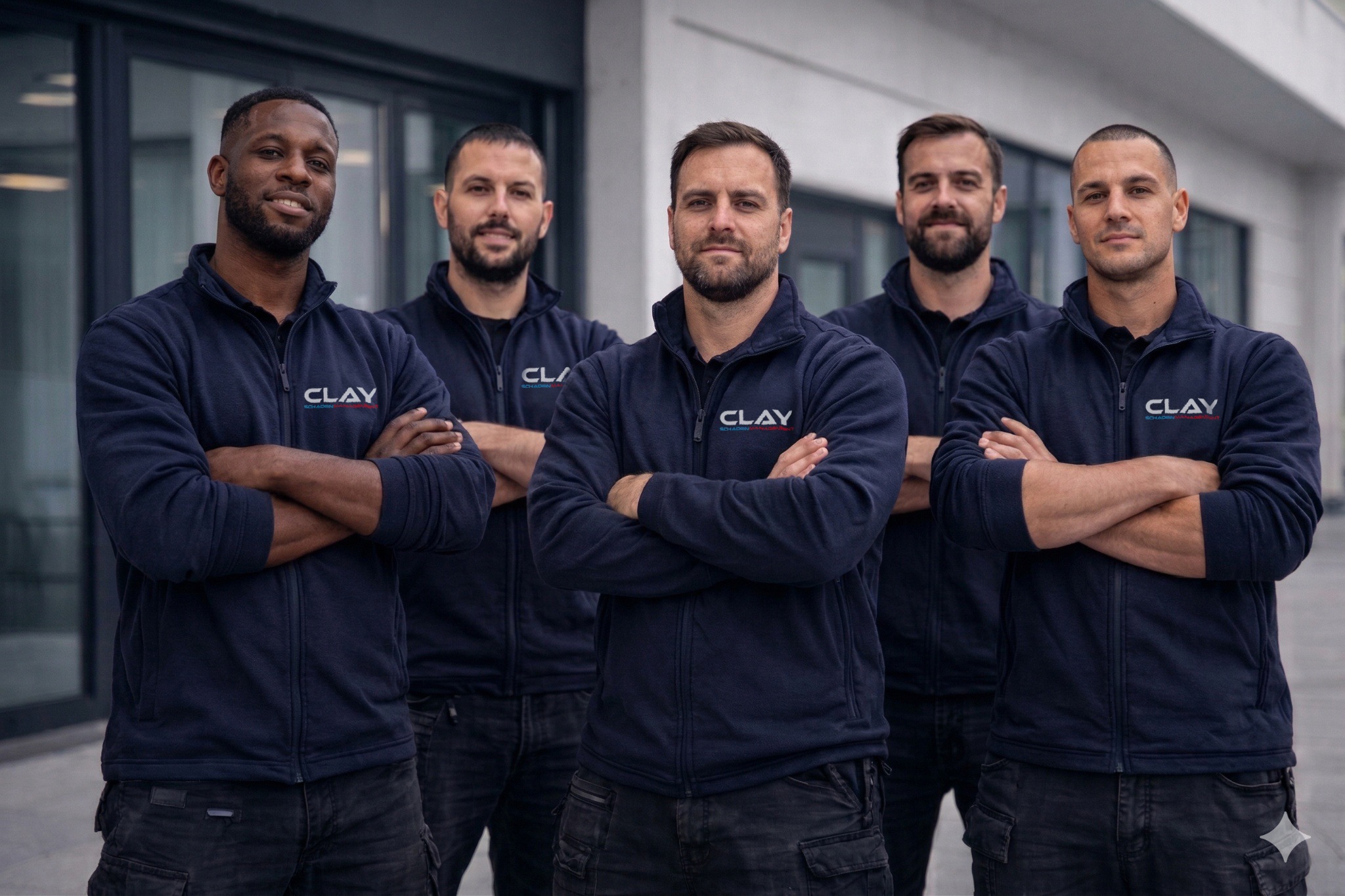 Team von CLAY Schadenmanagement in Augsburg und Umgebung